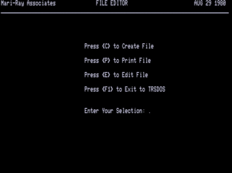 Screen shot